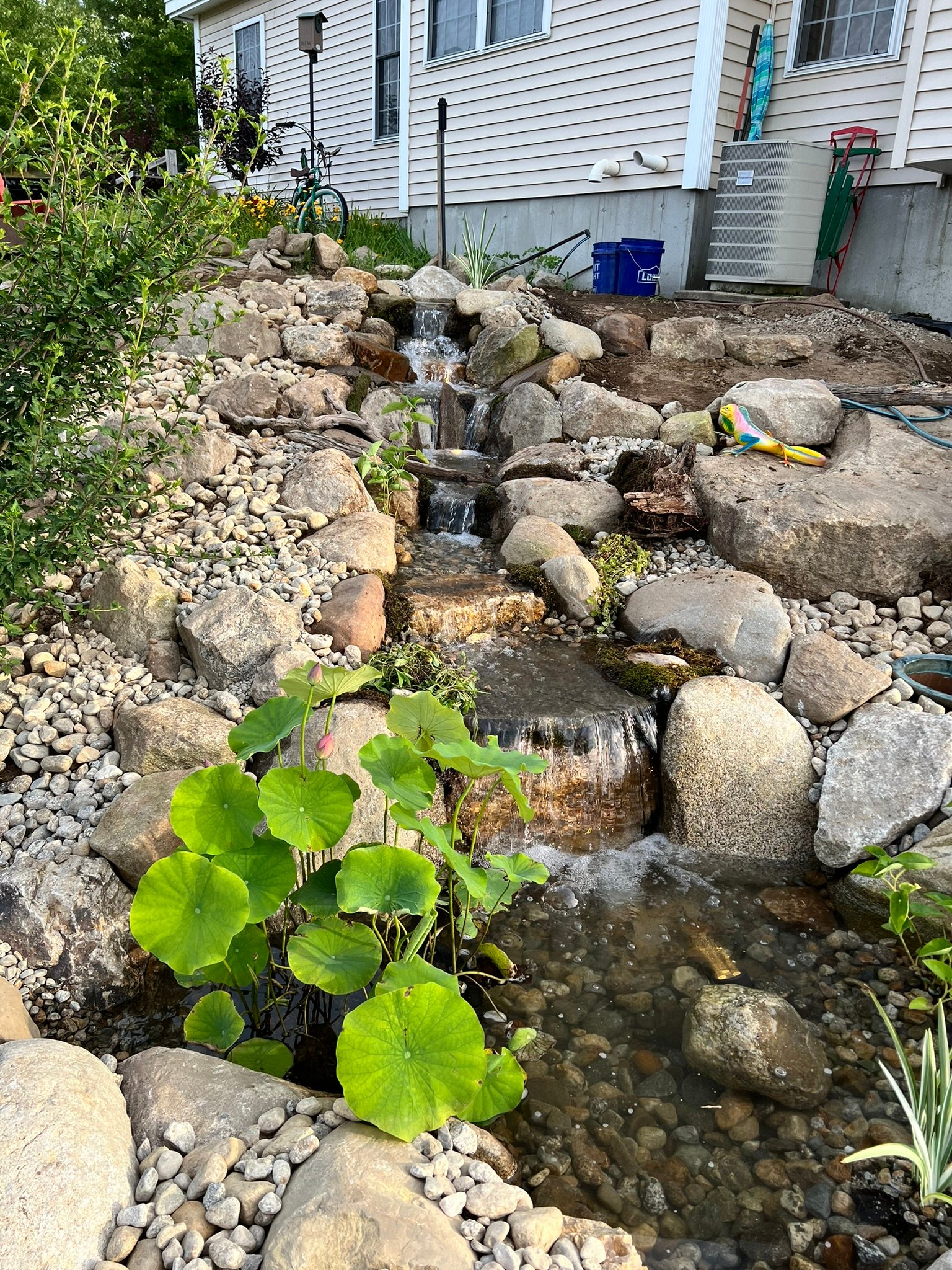 New Boston NH Pondless Waterfall 9 New Boston After 1