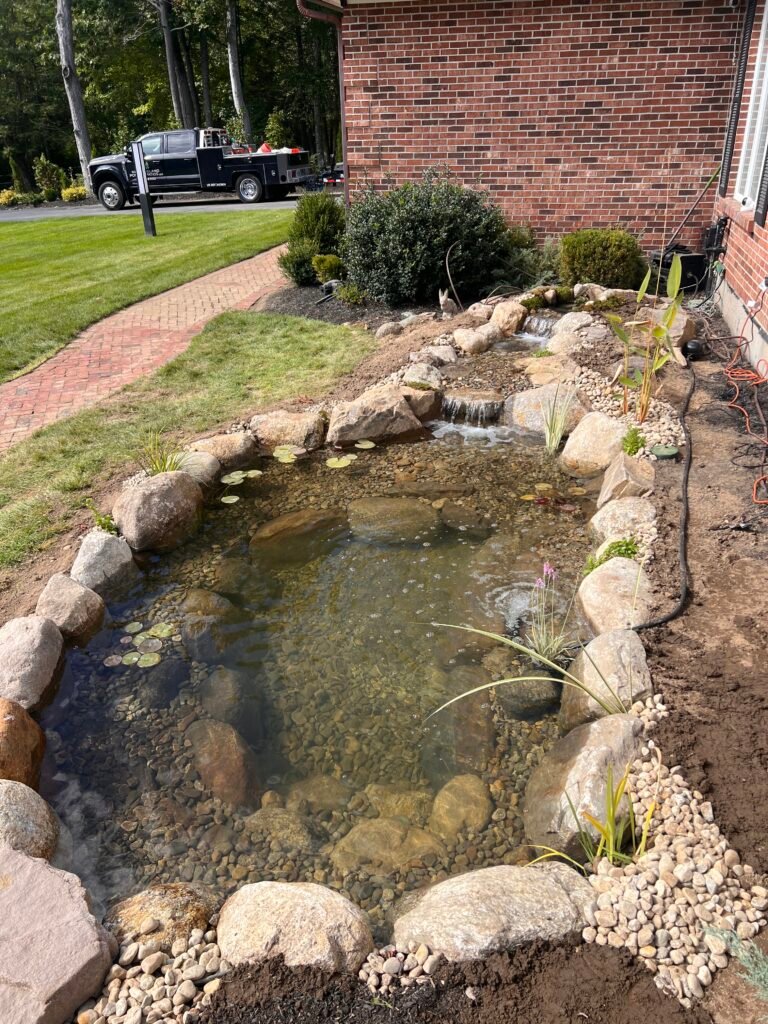 North Hampton NH Koi Pond 1 North Hampton Pond View